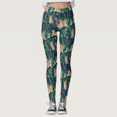 Leggings Faune de la Jungle Nature Chats sauvages Tigres (Devant)