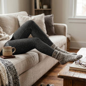 Leggings Fausse denim noire