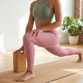 Leggings Fausse denim rose