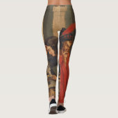 Leggings Faust Et Mephistopheles Jouent Aux Échecs (Dos)