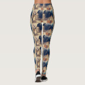 Leggings fauve de taureau français (Dos)