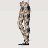 Leggings fauve de taureau français (Gauche)