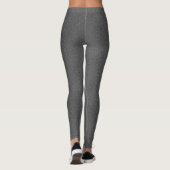 Leggings Faux Cuir Élégante Modèle gris foncé (Dos)
