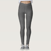 Leggings Faux Cuir Élégante Modèle gris foncé (Devant)