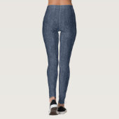 Leggings Faux Denim Blue Jean (Dos)