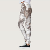 Leggings Faux Marble Abstrait (Gauche)