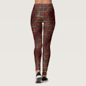 Leggings Faux mur de briques apparentes ou tuiles le simula (Dos)