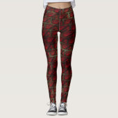 Leggings Faux mur de briques apparentes ou tuiles le simula (Devant)