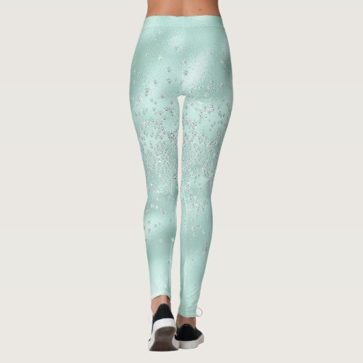 Leggings Faux Parties scintillant Pastel Sparkle Élégant Sh (Dos)