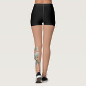 Leggings Faux roses roses Vintages Tattoo (Dos)