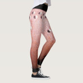 Leggings Faux Rustic Rusty Metal avec nom sur Ankle (Droite)