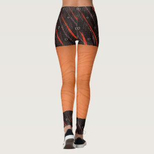 Leggings Faux Shorts Légendes Motifs textiles