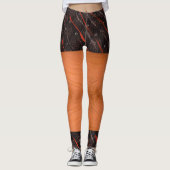 Leggings Faux Shorts Légendes Motifs textiles (Devant)