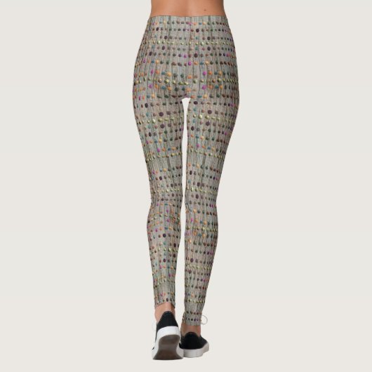 Leggings faux texture with dots pattern (Dos)