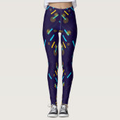 Leggings feature a dark purple background (Devant)