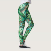 Leggings featuring a stained-glass style design (Droite)