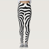 Leggings Fécule spirale avec trou (Devant)