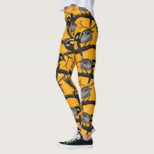 Leggings Fée en jaune (Gauche)