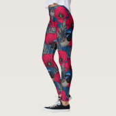 Leggings Fée et pavots (Gauche)