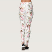 Leggings Fée Whimsical Enchanted Forêt rose Floral (Dos)