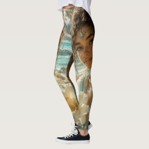 Leggings Fées de la Floraison Tropicale : Enchanteresse de
