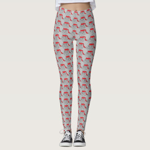 Leggings féminin de père Noël