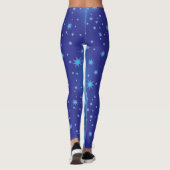 Leggings féminine Blue Stars (Dos)