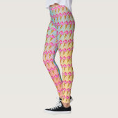 Leggings féminine de cônes de crème glacée (Gauche)
