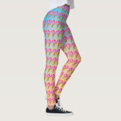 Leggings féminine de cônes de crème glacée (Droite)