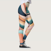leggings féminins avec vagues de couleur (Droite)