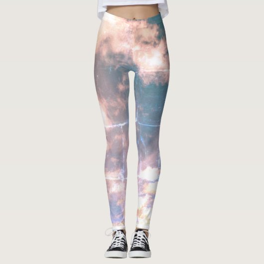 Leggings féminins "Ciel nuageux" (Devant)