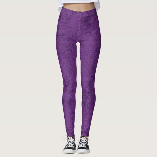 Leggings féminins de créatrice violette (Devant)