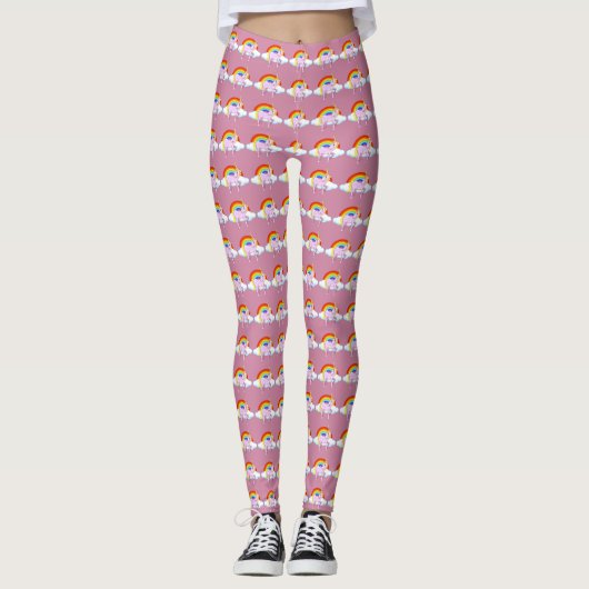 Leggings féminins de l'Unicorn (Devant)