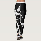 Leggings féminins du Dragon blanc (Dos)