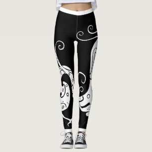 Leggings féminins du Dragon blanc
