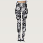 Leggings féminins noirs blancs hollandais noirs in (Devant)