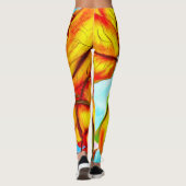 leggings féminins personnalisés "Feuilles automnal (Dos)