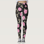 Leggings féminins Rose (Devant)