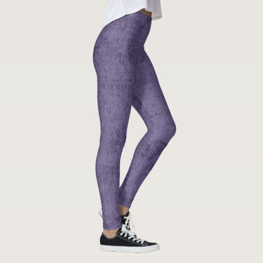 Leggings féminins violets profonds (Droite)