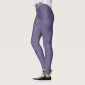 Leggings féminins violets profonds (Gauche)