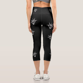 Leggings Femme "Black Diam's" Diamant Black