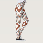 Leggings Femme de Zigzag colorée (Droite)