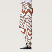 Leggings Femme de Zigzag colorée (Gauche)