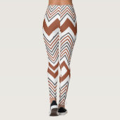Leggings Femme de Zigzag colorée (Dos)