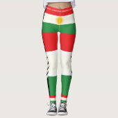 Leggings femme design Kurdistan (Devant)