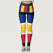 Leggings femme design Roumanie (Devant)