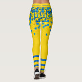 Leggings femme design Ukraine (Dos)