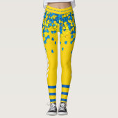 Leggings femme design Ukraine (Devant)