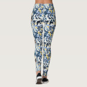 Leggings Femme en bleu (Dos)