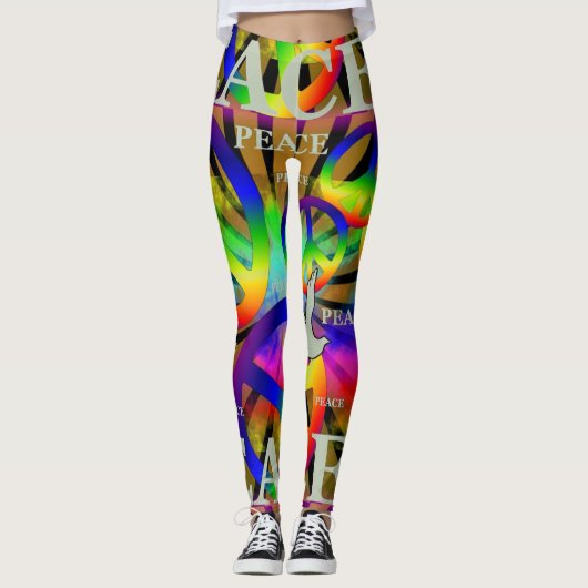 Leggings femme Paix (Devant)